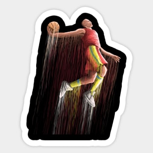 Funny Gift for Basketball Lover Sticker